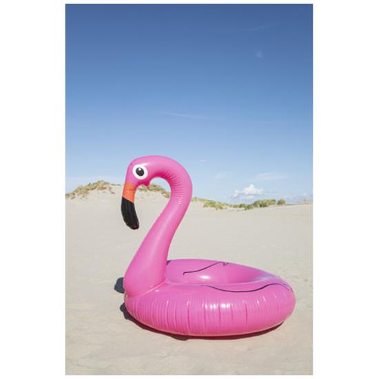 Badring Flamingo med tryck Lila