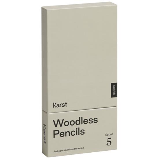 Penn-set K'arst® 5-pack grafitpennor med tryck Grå