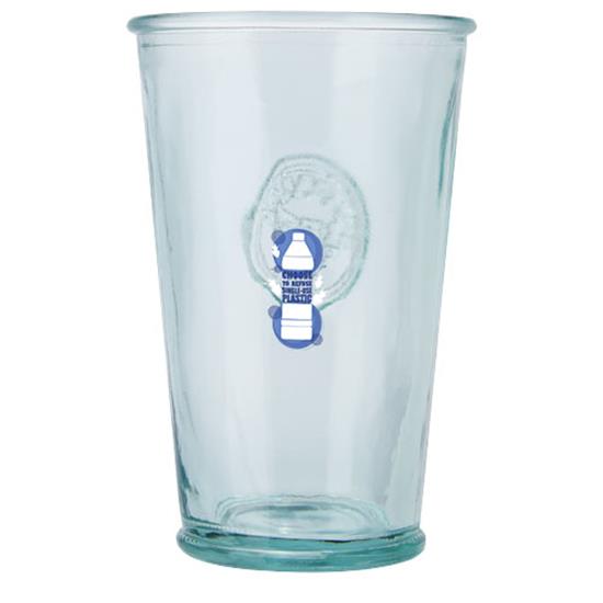 Glas-set Copa 3-delar återvunnet 300 ml med tryck Vit