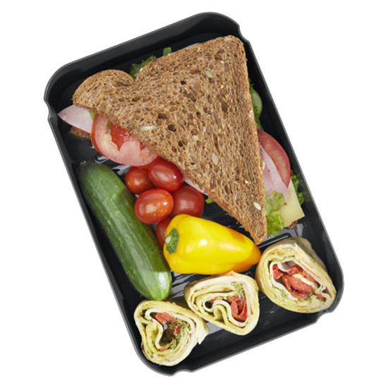 Lunchlåda Amuse Plus® med tryck Grå
