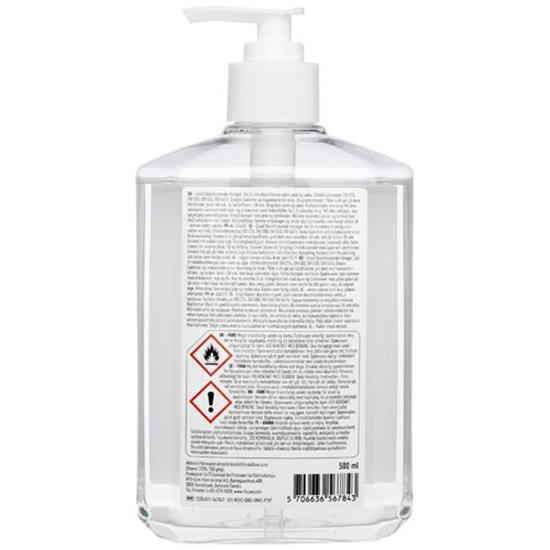 Desinfektionsgel Be Safe 500 ml med tryck Frostad transparant