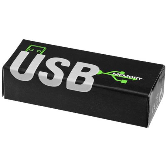USB-minne Rotate Basic 4GB med tryck Gul