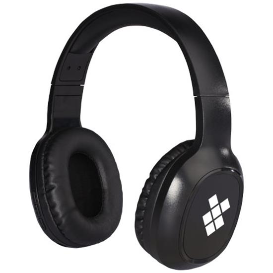 Hörlurar Riff Bluetooth® med mikrofon med tryck Svart
