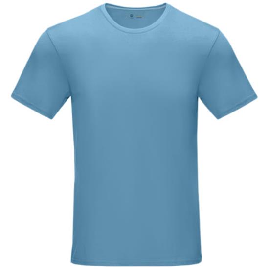 T-Shirt Azurite GOTS ekologisk med tryck NXT Blå
