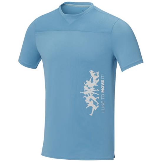 Funktions T-shirt Borax GRS-återvunnet med tryck Blå