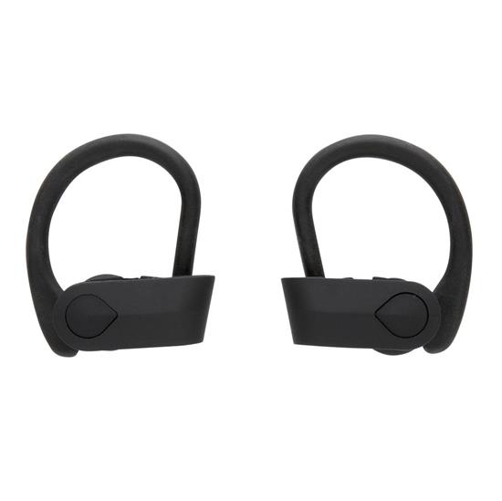 Öronsnäckor TWS Bluetooth® sporthörlurar med tryck Svart