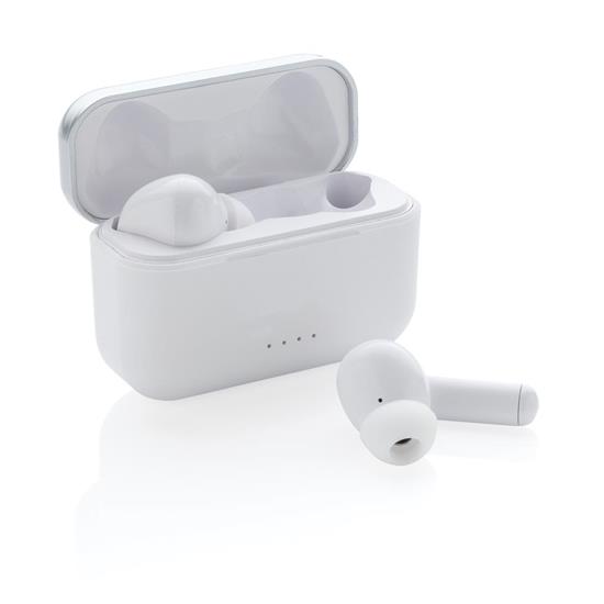 Öronsnäckor Pro Elite TWS Bluetooth® med tryck Vit