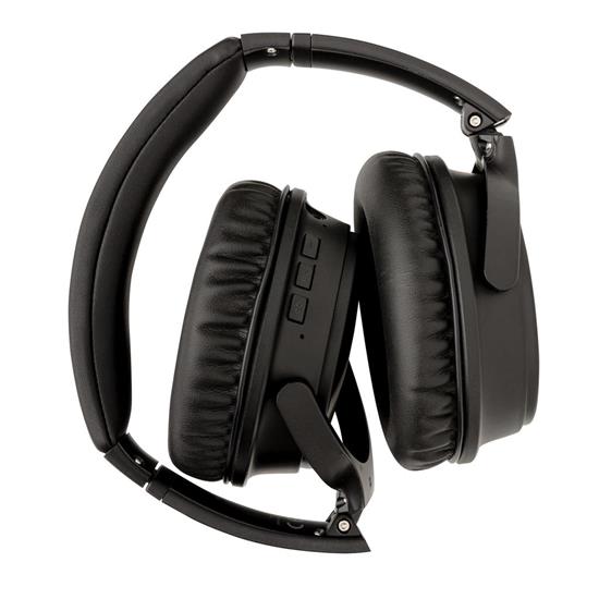 Hörlurar ANC Bluetooth® med tryck Svart