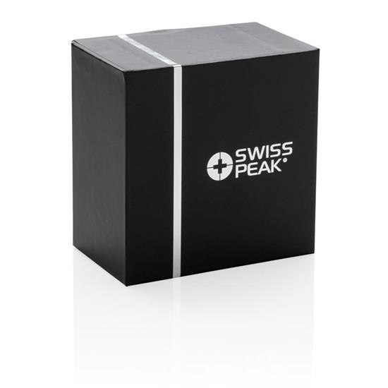 Högtalare Swiss Peak Bas 5W Bluetooth® med tryck Grå