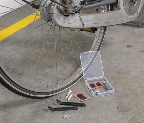 Reparationskit för cykel Kompakt med tryck Transparent