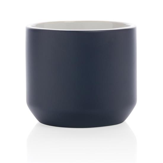 Keramikmugg Modern 350ml med tryck Marinblå