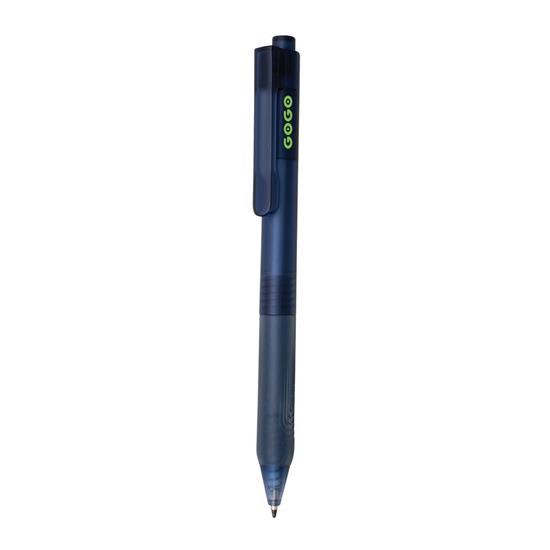 Penna X9 frostad med silikongrepp med tryck Marinblå