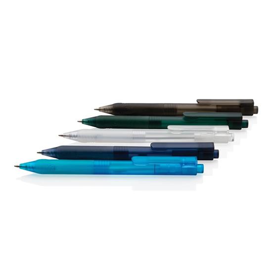 Penna X9 frostad med silikongrepp med tryck Marinblå