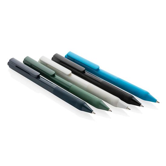 Penna X9 med silikongrepp med tryck Marinblå