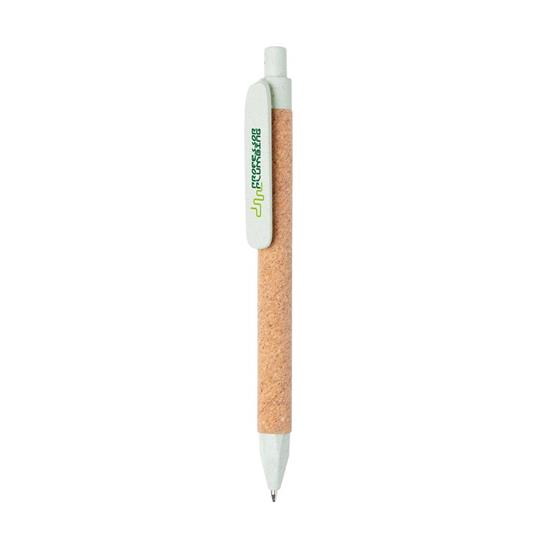 Penna Skriv Ansvarsfullt med tryck Grön
