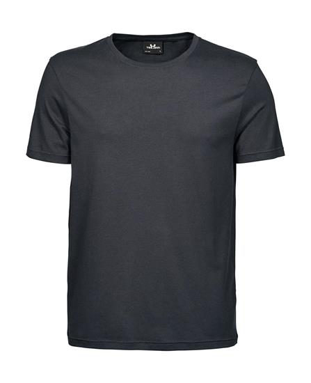 T-shirt TeeJays Luxury med tryck Mörkgrå