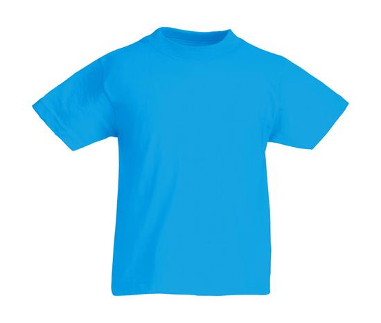 T-shirt Original Barn med tryck Azure Blå