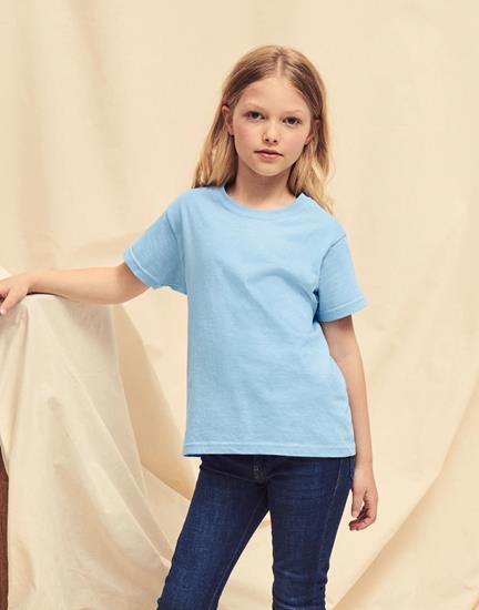 T-shirt Original Barn med tryck Azure Blå