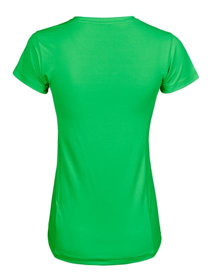 Funktions T-shirt TeeJays Luxury Dam med tryck Vit