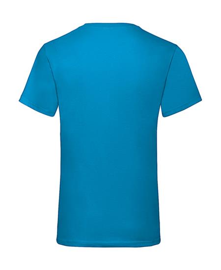 T-shirt Valueweight V-Neck med tryck Marinblå