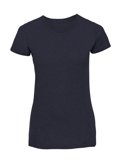 T-shirt Russell HD Dam med tryck French Navy