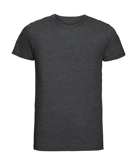 T-shirt Russell HD med tryck Melerad Grå