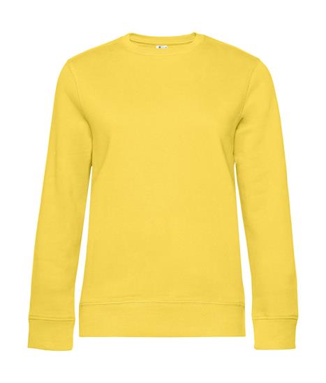 Sweatshirt B&C QUEEN Dam med tryck Yellow Fizz