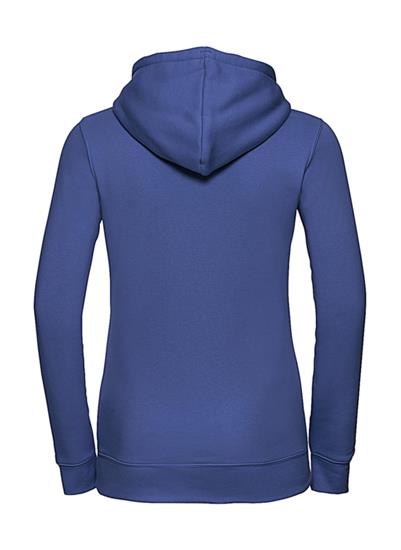 Hoodie Russell Authentic Dam med tryck Light Oxford